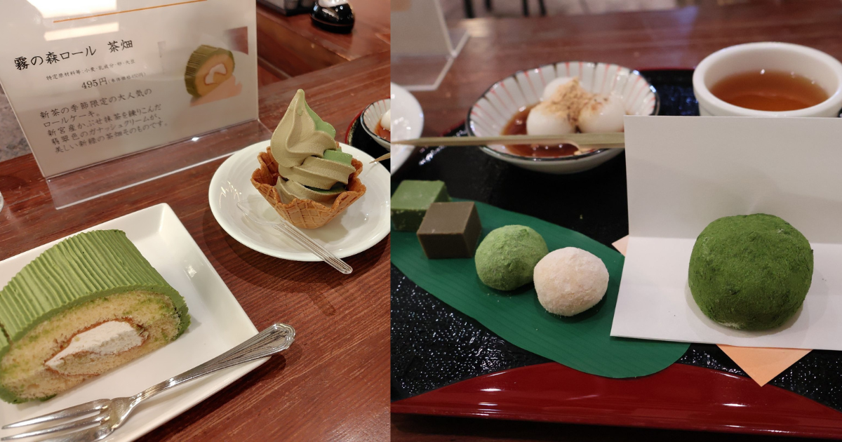 茶畑ロールとおすすめセット