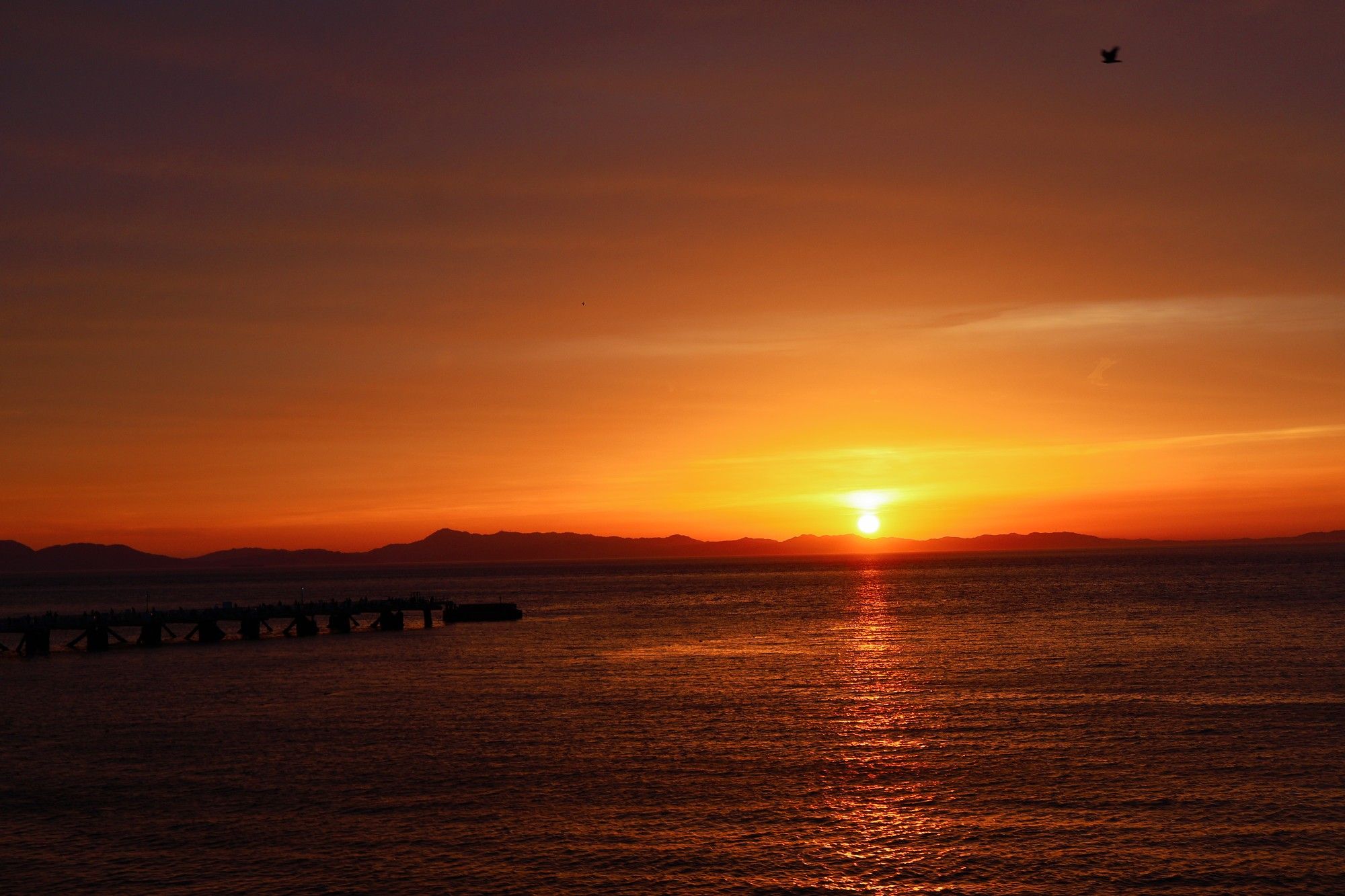 加太の夕暮れ