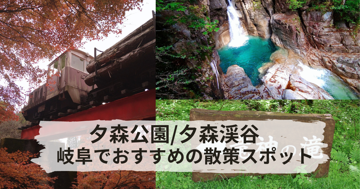 岐阜県でおすすめの滝友森渓谷紹介