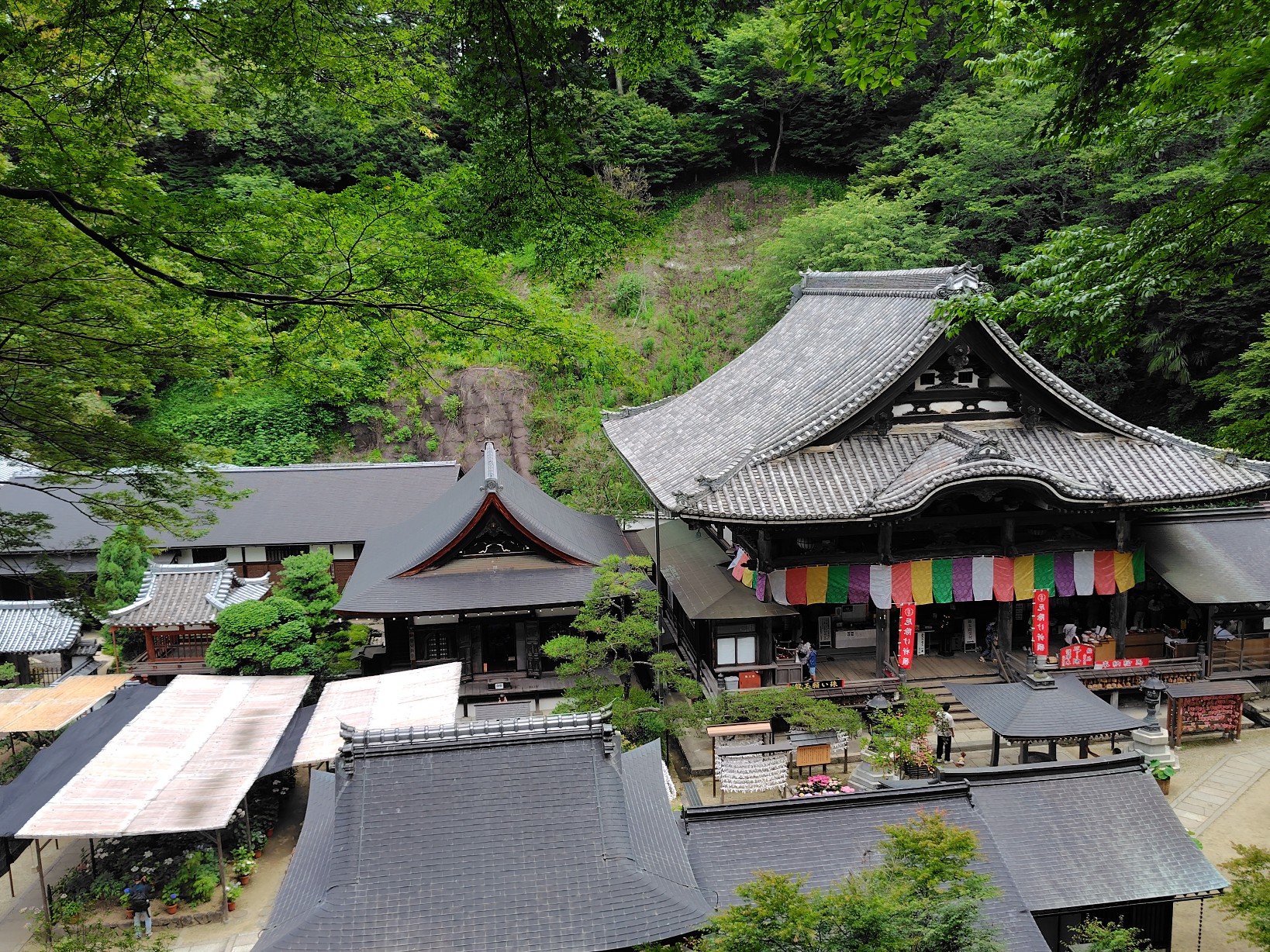 高台から見た岡寺