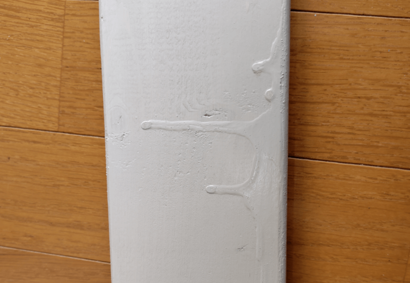 塗料垂れに気付かなかった例