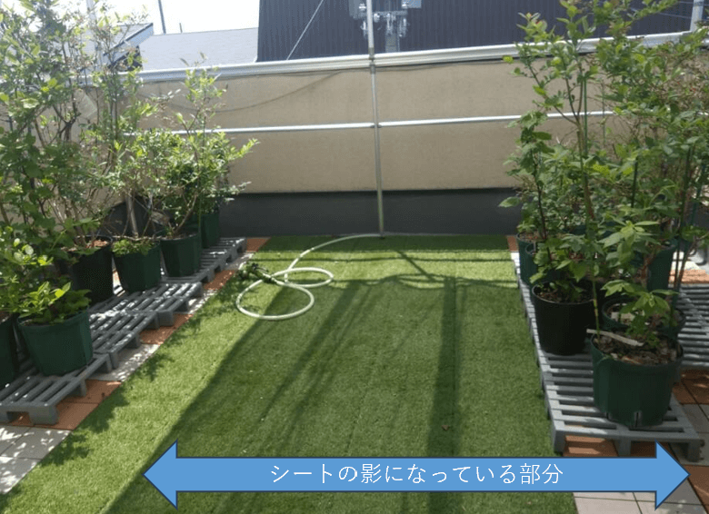 防炎メッシュシートの遮光性能