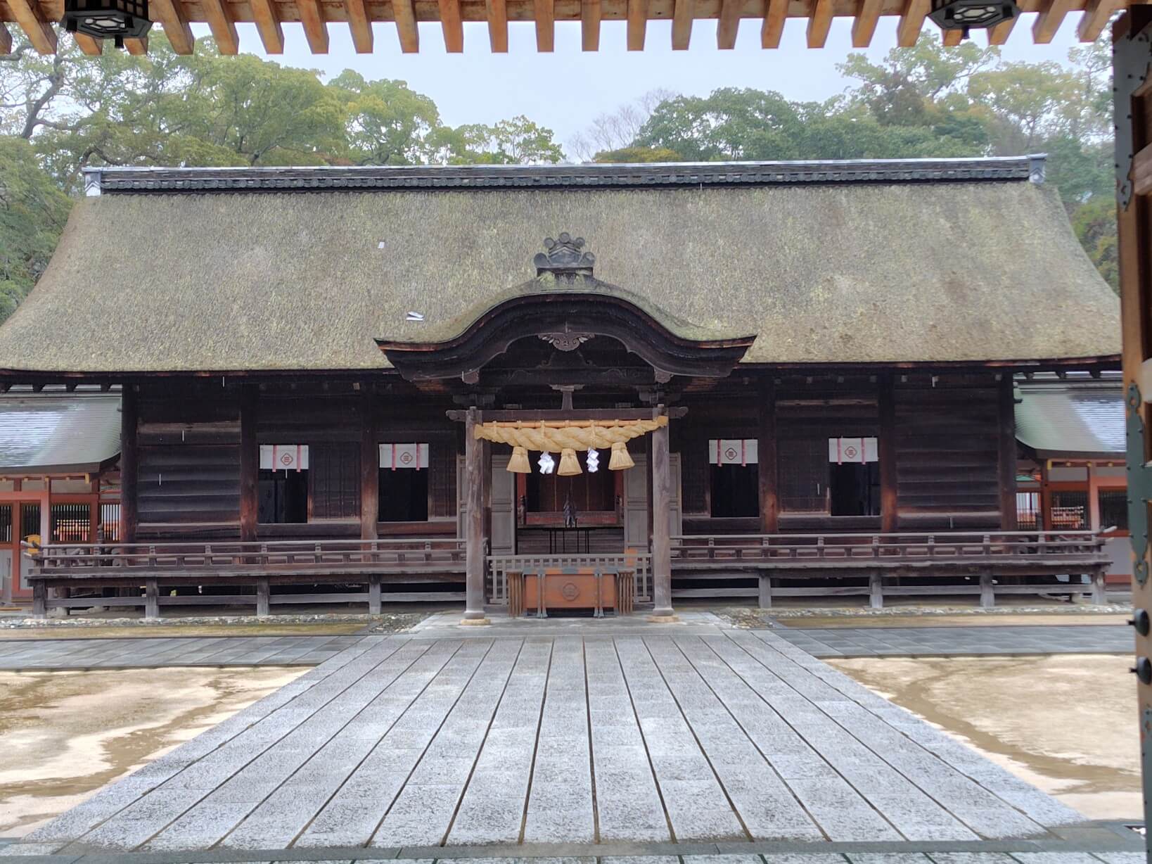 大山祇神社の拝殿