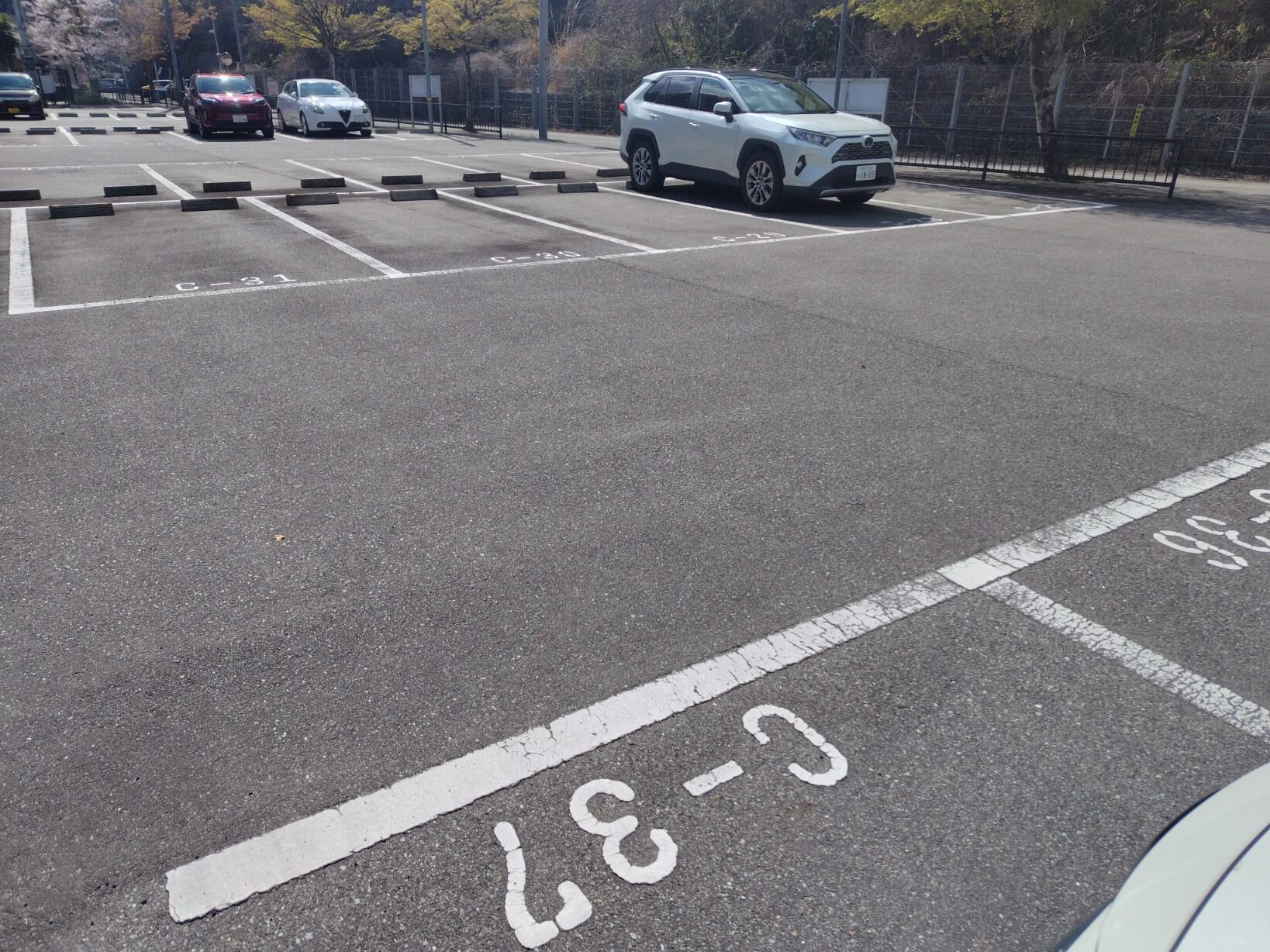 武田尾廃線敷の駐車場の値段
