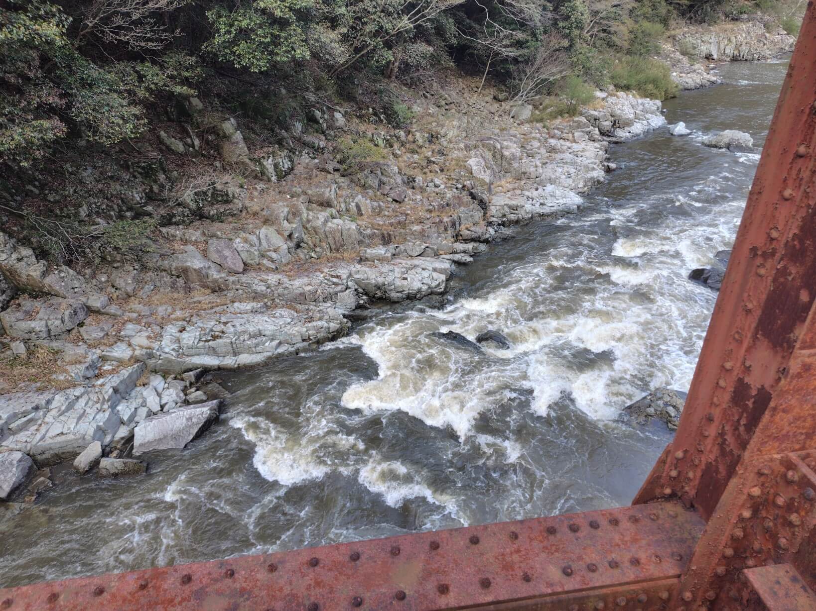 トラス橋からの景色
