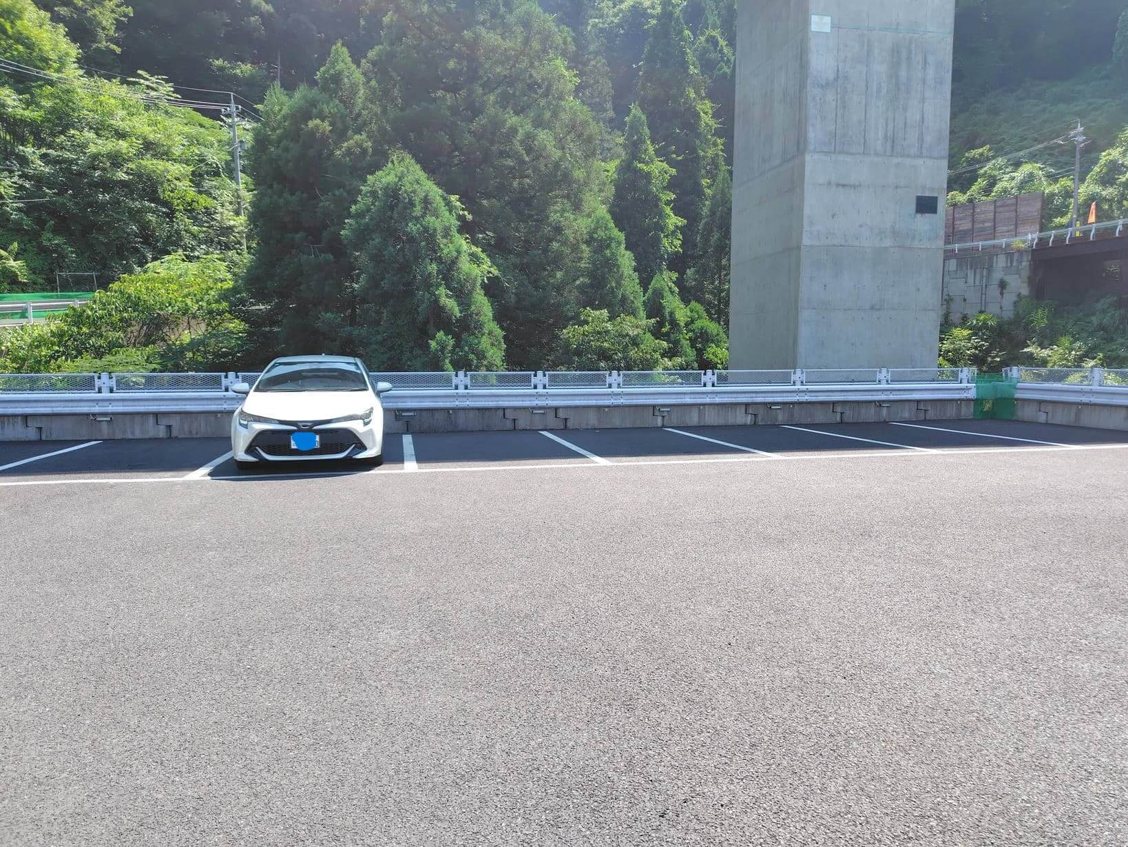 足羽川ダム建設工事展望台